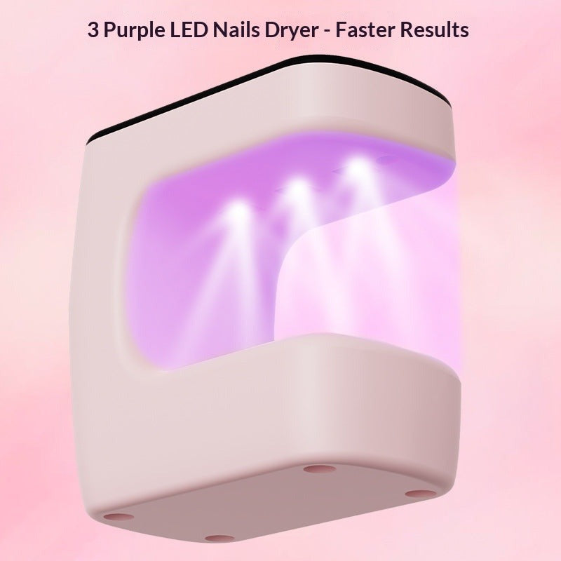 "Smart Digital Single Finger UV/LED Nail Lamp" - Fast Curing Portable Tool