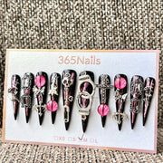 365nails Gothic Magic-Eye Press-On Nails - Dark Gothic Style