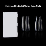 Nail Tips transparent press on nails piece XL nail piece 360 piece box light and thin full sticker ballet nail extended water drop nail piece