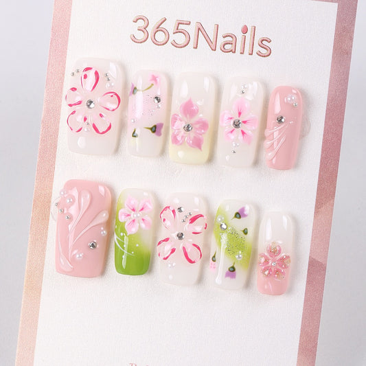 365Nails Spring Petal Dew Press-On Nails