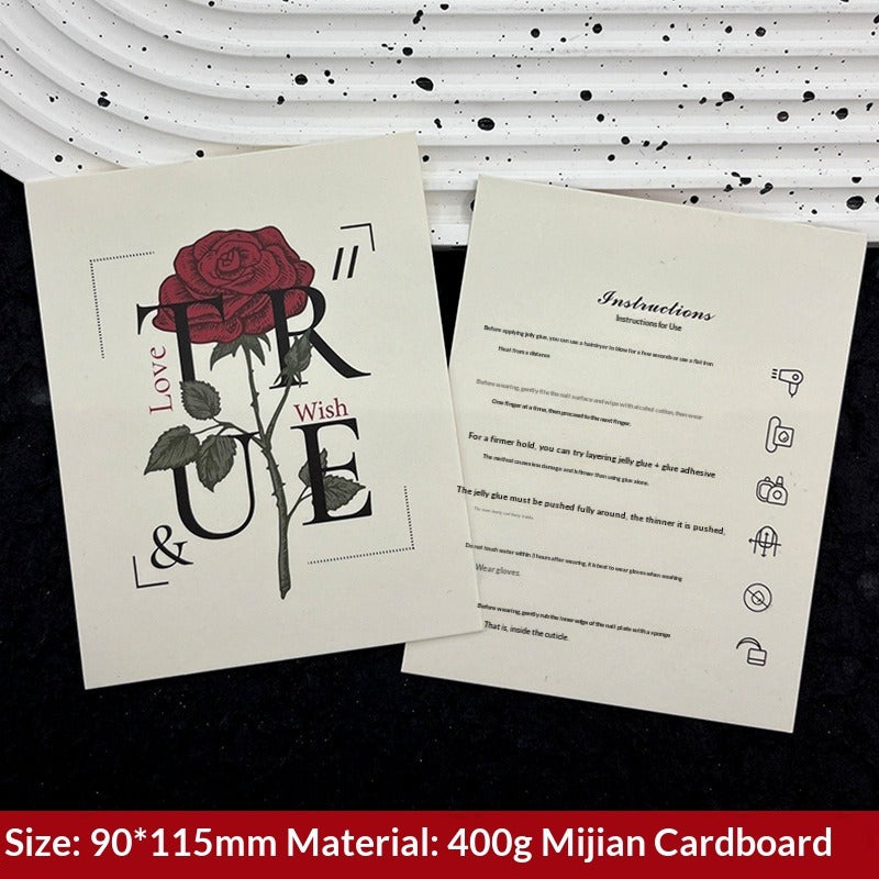 European Style Display Cards for Press On Nail Sets (MOQ=50)