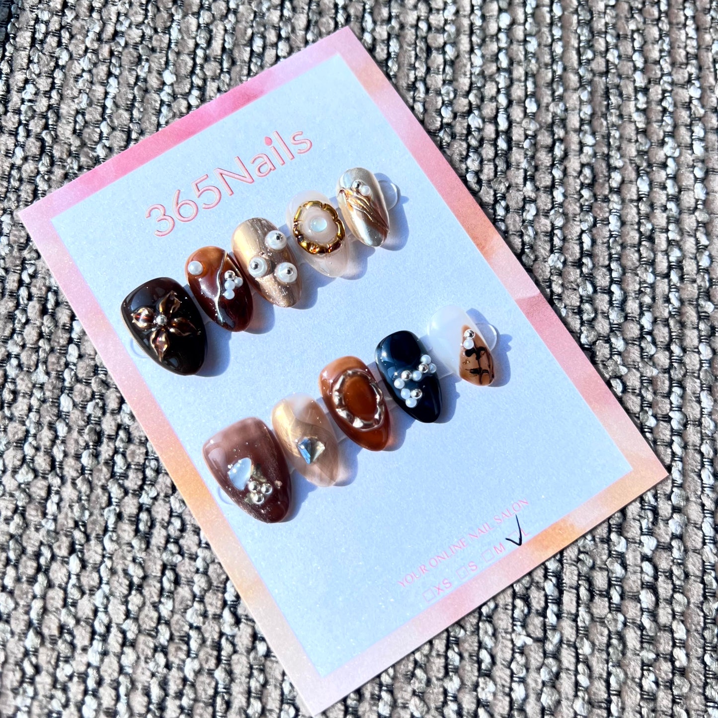 365nails: "Dynamic Cyber Wave" – Nude Gradient & 3D Chrome Silver Handmade Coffin Nails