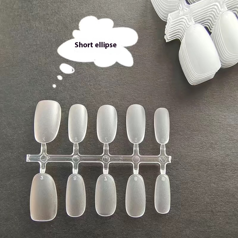 Puntas de uñas que se presionan sobre las almohadillas para uñas, sin tallado ni pulido, parches de uñas postizas ultrafinos y sin costuras, bolsas al por mayor de 300 piezas ｜ 365nails