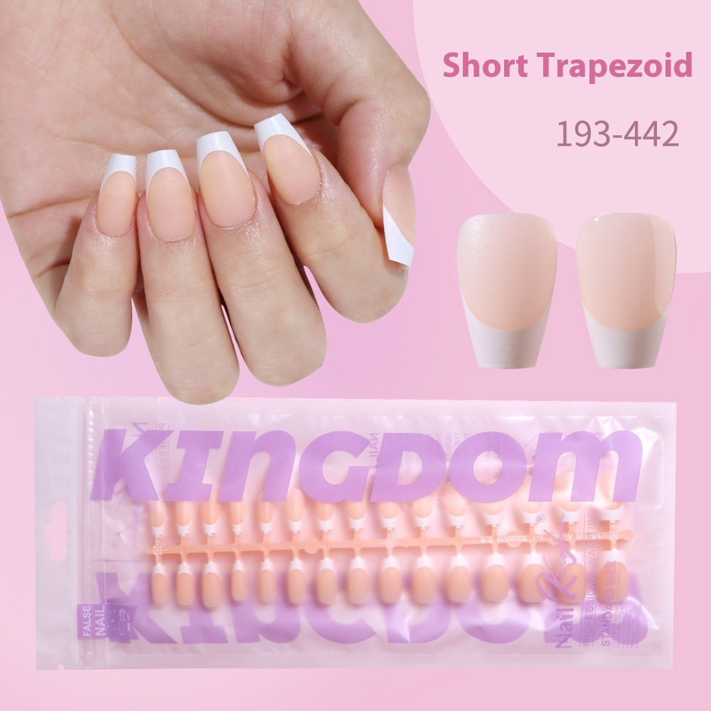 Nail Tips French prefabricated nail pads, whole bags, new non-marking removable fake nail patches, French press on nails