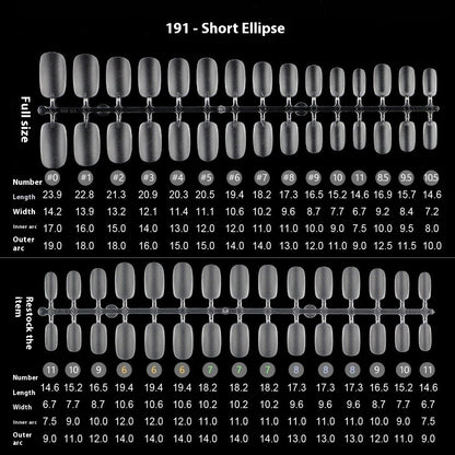 Nail Tips Transparent nail piece wholesale 30 pieces, full number, light and thin, full sticker, trapezoidal non-marking, wear-free patch, frosted nail piece