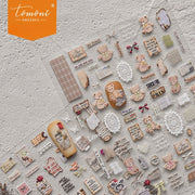 Vintage Teddy Bear Journal – Sweet Nostalgic Nail Art Stickers