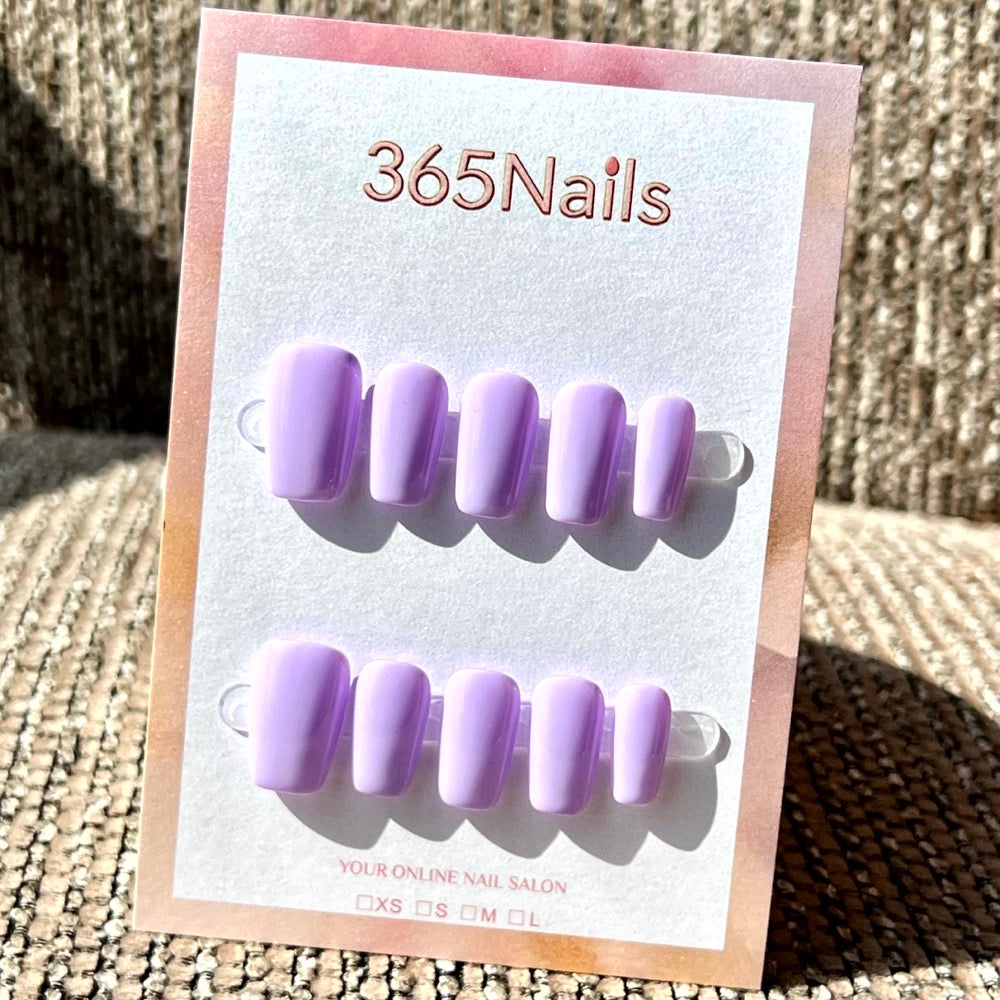 "20 Colors Mega Palette" - Premium Solid Handmade Nails (8 Shapes Available)