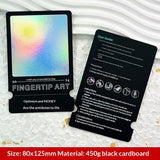 Custom Printed Display Cards for Press On Nail Packaging (MOQ=50)
