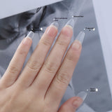 365nails 100PCS Matte Nail Tips | 10 Shapes XS/S/M/L Sizes for Press-On Customization