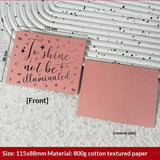 Embossed Cotton Paper Display Cards for Press On Nails (MOQ=50)