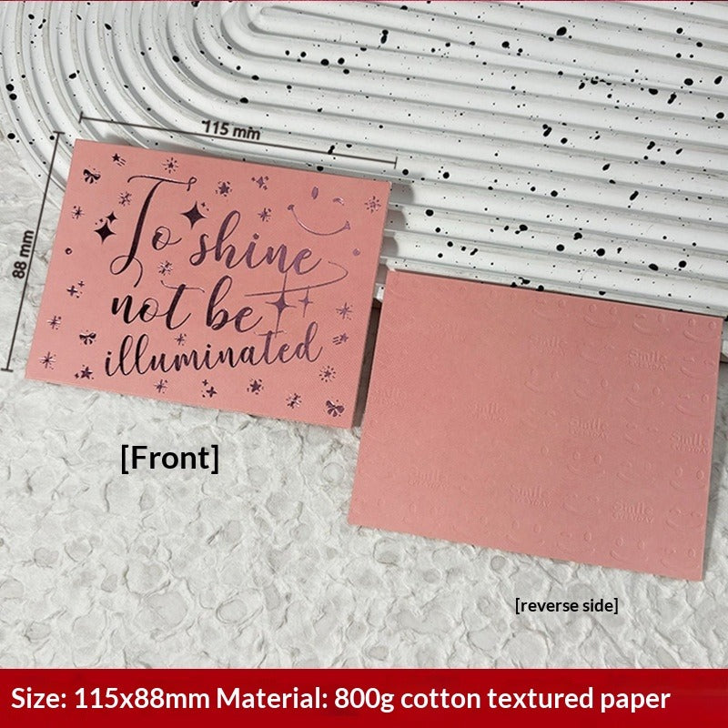 Embossed Cotton Paper Display Cards for Press On Nails (MOQ=50)