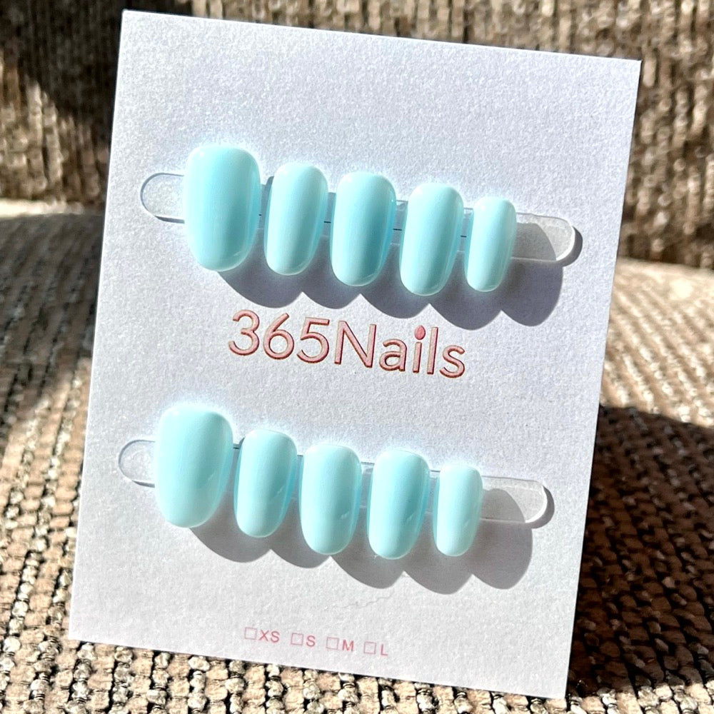 20 Colors Mega Palette - Premium Solid Handmade Nails (8 Shapes Available)