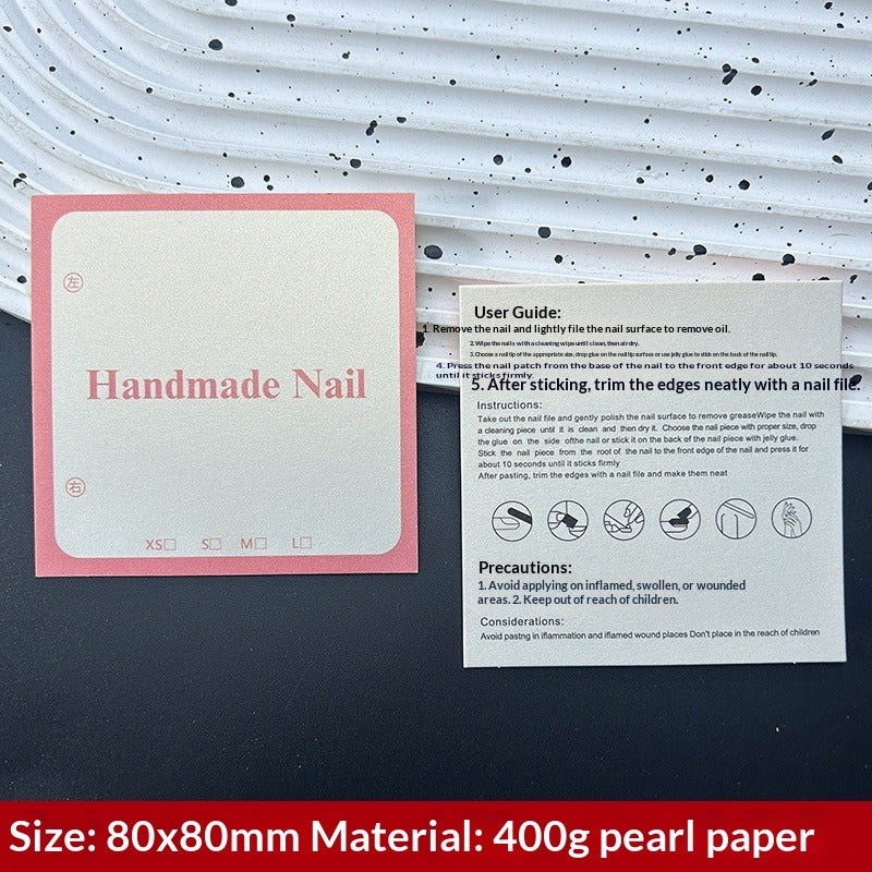 Galaxy Black Display Cards for Press On Nail Collections (MOQ=50)