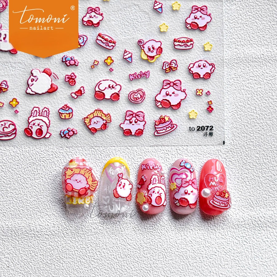 Kirby's Sweet Adventure – Playful Nail Art Set