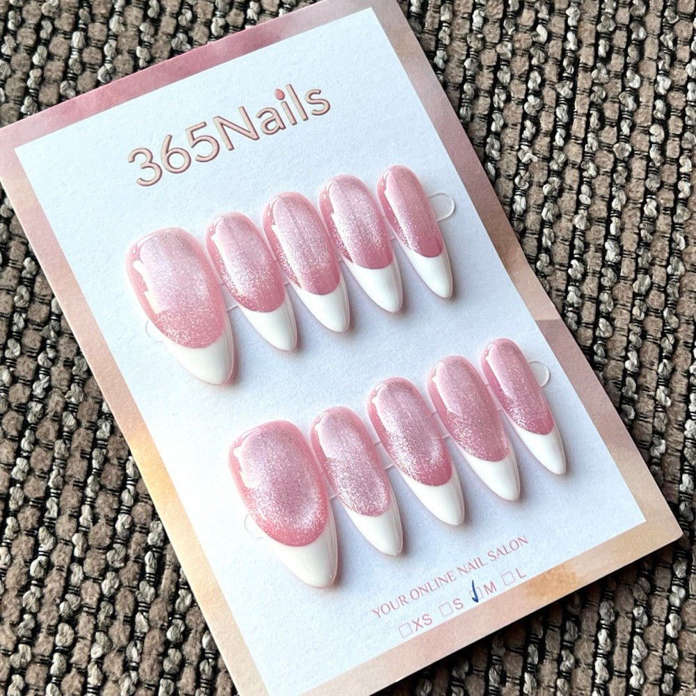 Rose Pearl Mist - Pink Pearl Press-On Nails