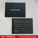 Galaxy Black Display Cards for Press On Nail Collections (MOQ=50)