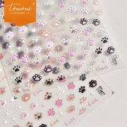 Jelly Cat Paws – Cute Pet Nail Art Stickers