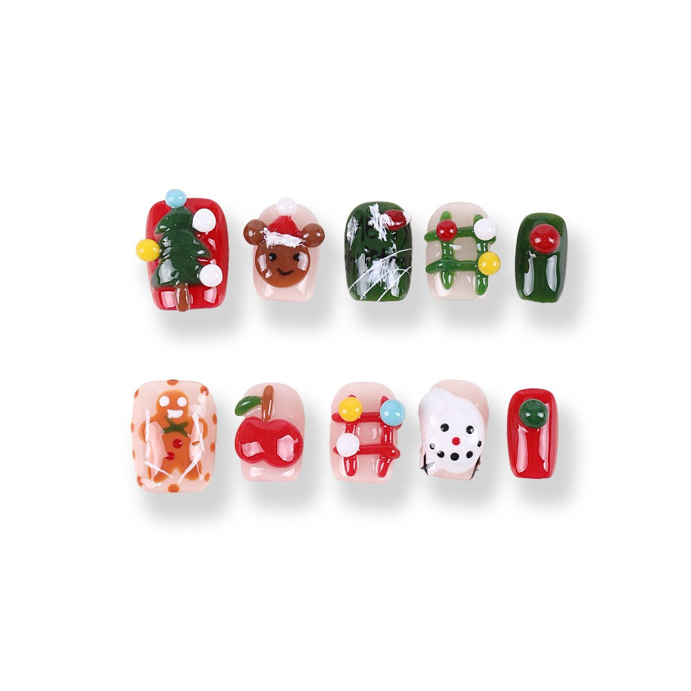 365Nails Christmas 3D Hand-painted Mix Set