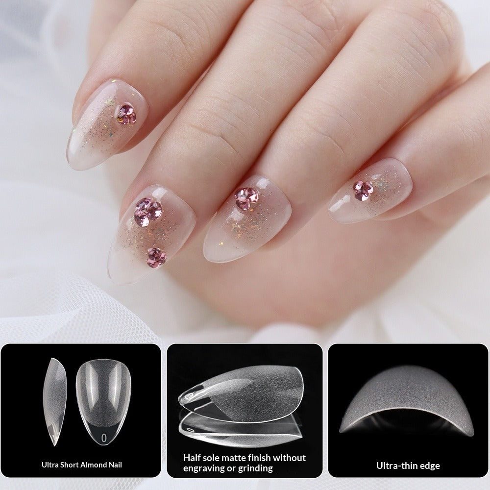 365nails Cross-Border Hot-Selling Clear Nail Tips | Multi-Spec Nail Extension Set with Storage Case