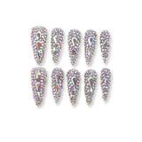 365nails full crystal rhinestone bling long press-onsSold in packs of 5. Minimum order: 1 pack (5 pcs). Quantity = number of packs. Qty 1 = 5 pcs