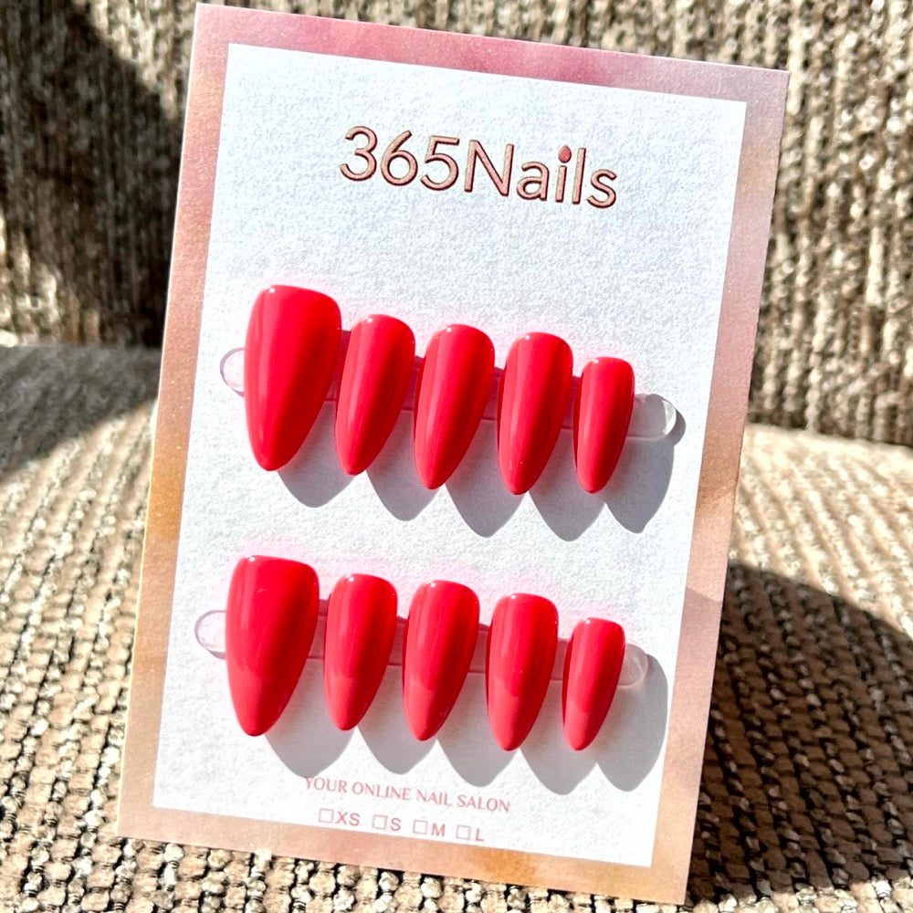20 Colors Mega Palette - Premium Solid Handmade Nails (8 Shapes Available)
