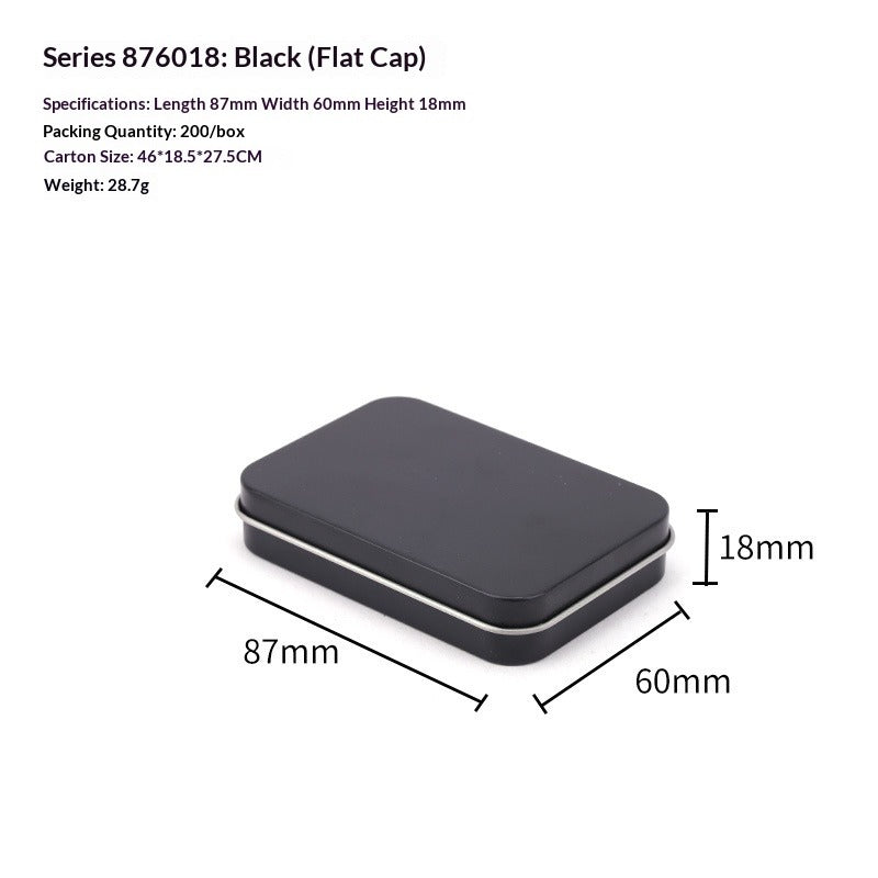 Custom Metal Press On Nail Storage Tin (MOQ=10)