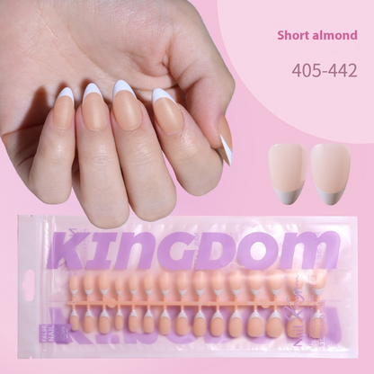 Nail Tips French prefabricated nail pads, whole bags, new non-marking removable fake nail patches, French press on nails