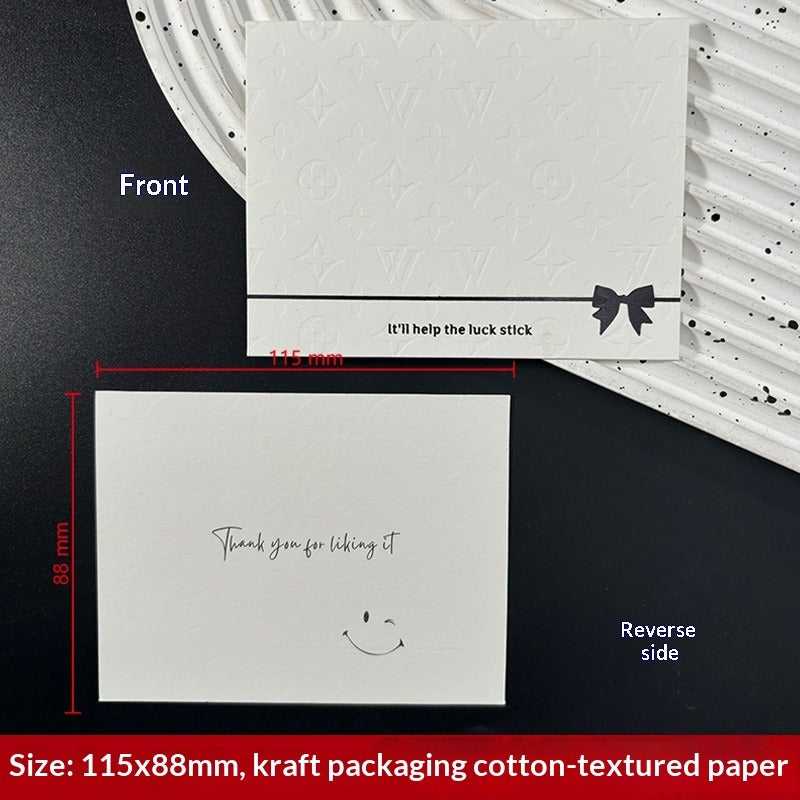Horizontal Textured Press On Nail Display Cards (MOQ=50)
