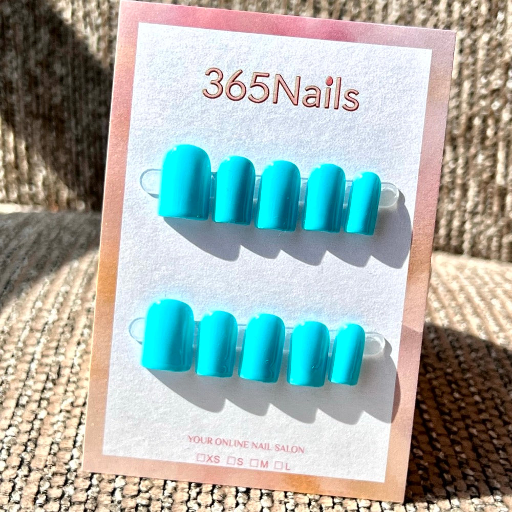 "20 Colors Mega Palette" - Premium Solid Handmade Nails (8 Shapes Available)