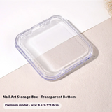 Private Label Packaging Customization for Press-On Nails | Sticker + In-Stock Plastic Box | Paper Box Color/Logo Custom