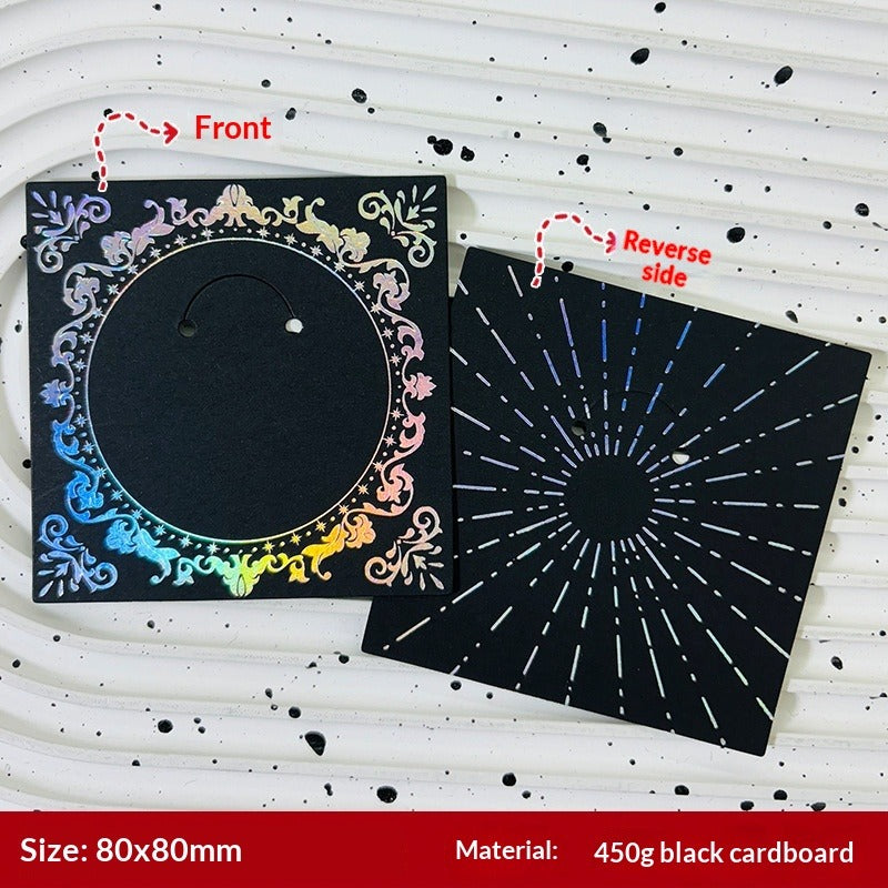 Classic White Display Cards for Press On Nail Sets (MOQ=50)