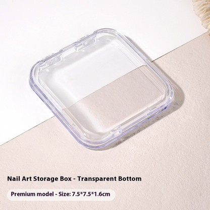 Acrylic press on nails storage box wholesale