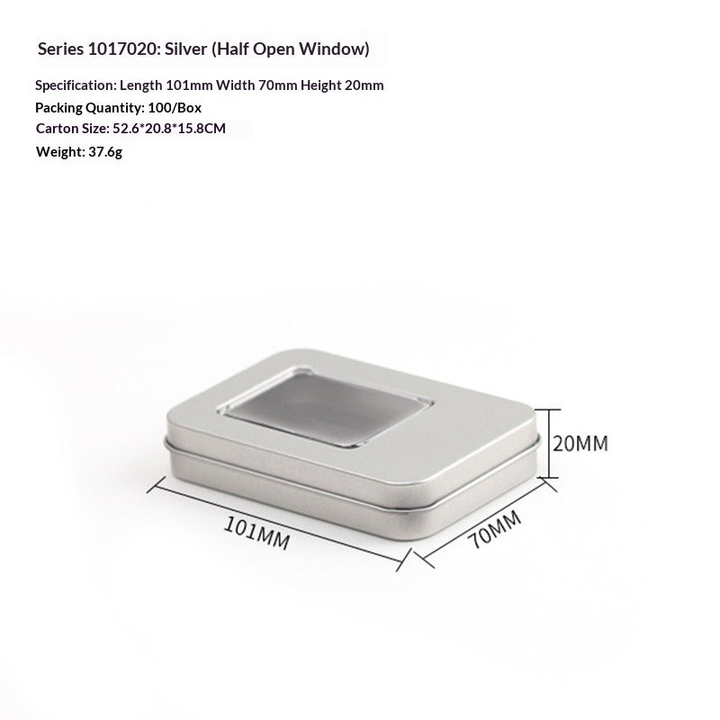 Custom Metal Press On Nail Storage Tin (MOQ=10)