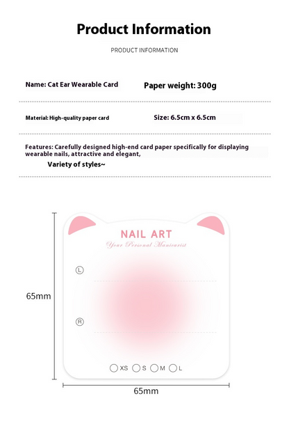 Acrylic press on nails storage box wholesale