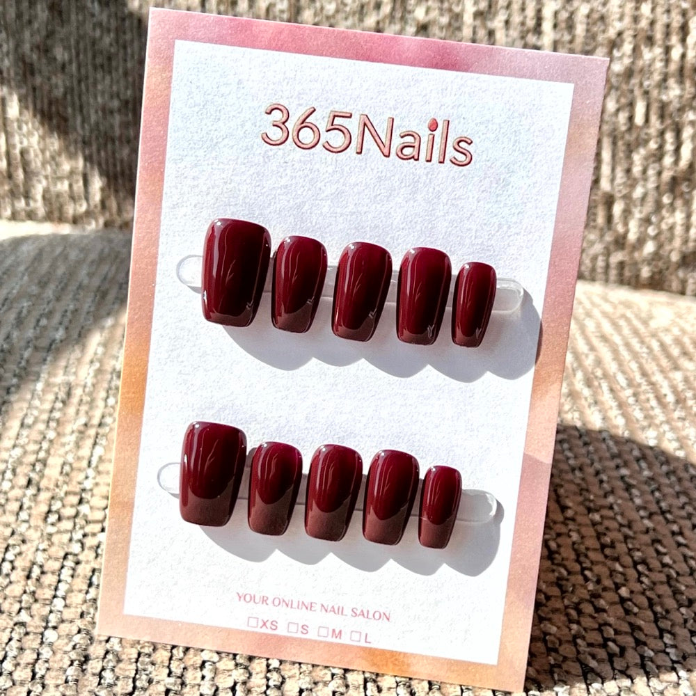 20 Colors Mega Palette - Premium Solid Handmade Nails (8 Shapes Available)