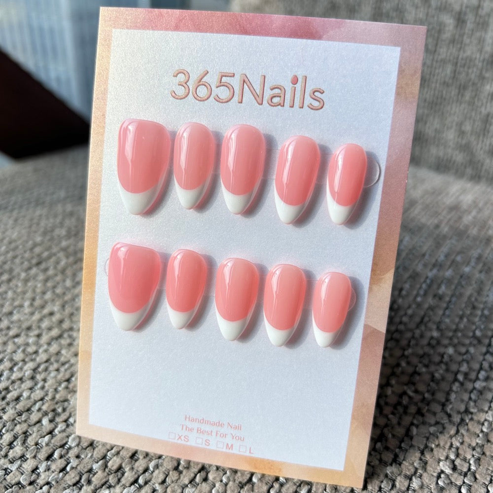 Classic & Cat Eye French Tip Press-On Nails Collection | Multi-Color & Glitter Options
