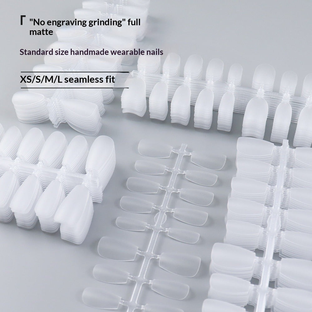 365nails Matte No-File Nail Tips | XS/S/M/L Sizes with Single-Size Refill Option
