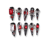 365Nails Crimson Gothic Luxury Stiletto Tips