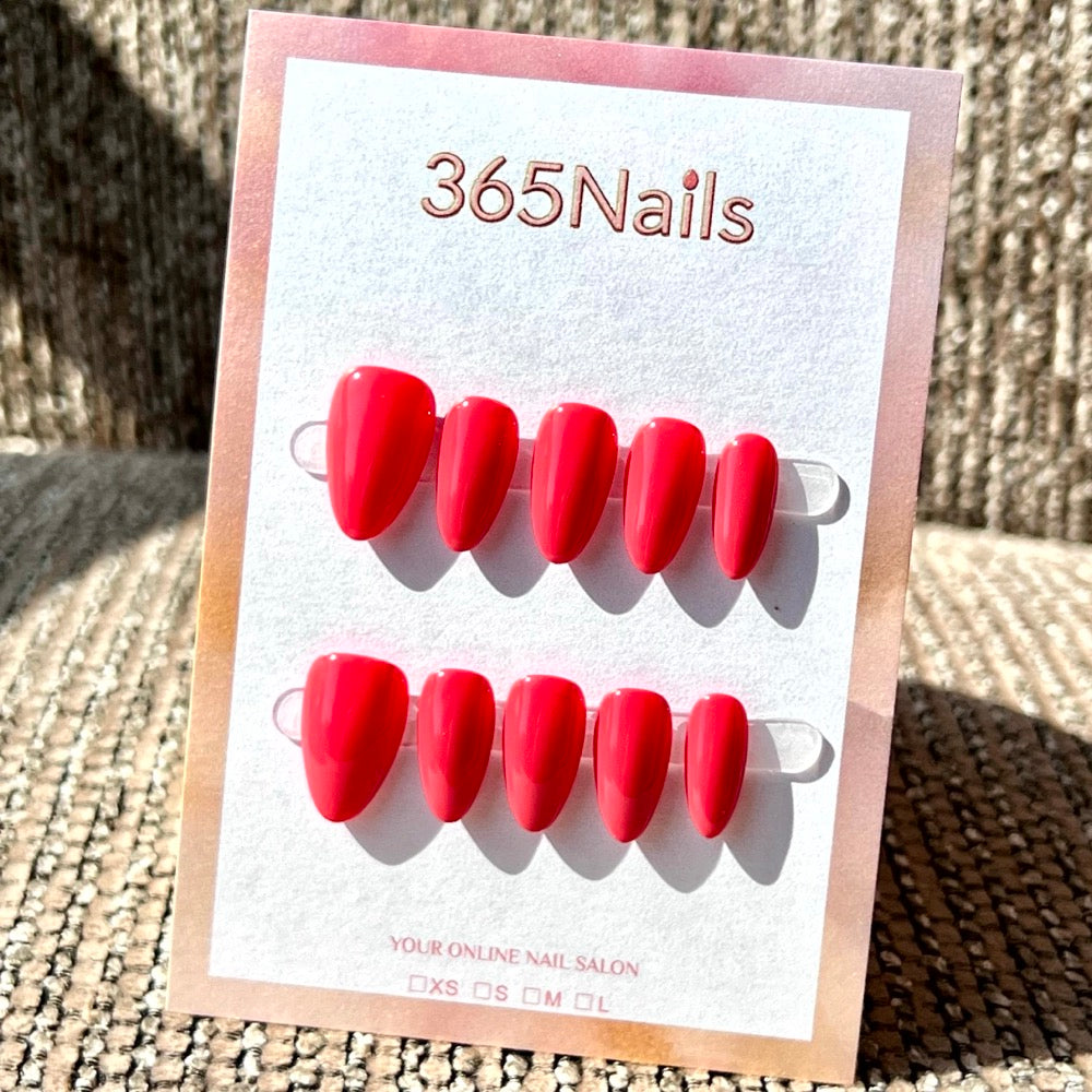 "20 Colors Mega Palette" - Premium Solid Handmade Nails (8 Shapes Available)
