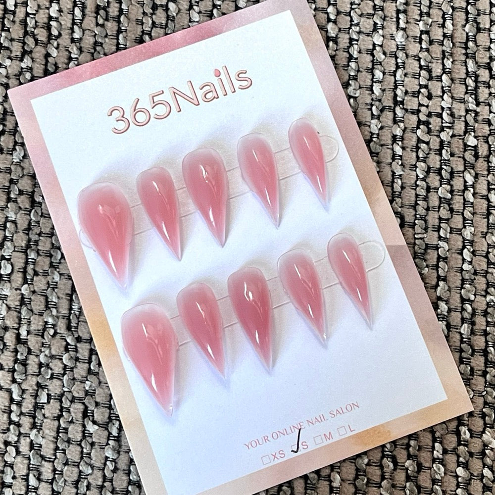 Rosewater Jelly - Sheer Blush Press-On Nails