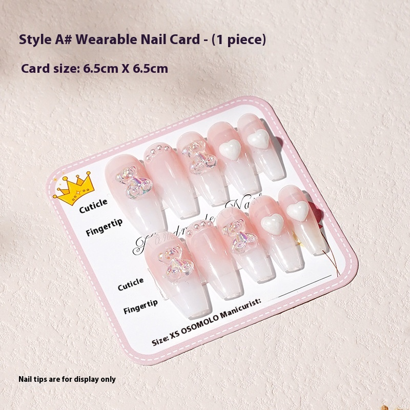 Acrylic press on nails storage box wholesale