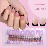 Nail Tips French prefabricated nail pads, whole bags, new non-marking removable fake nail patches, French press on nails