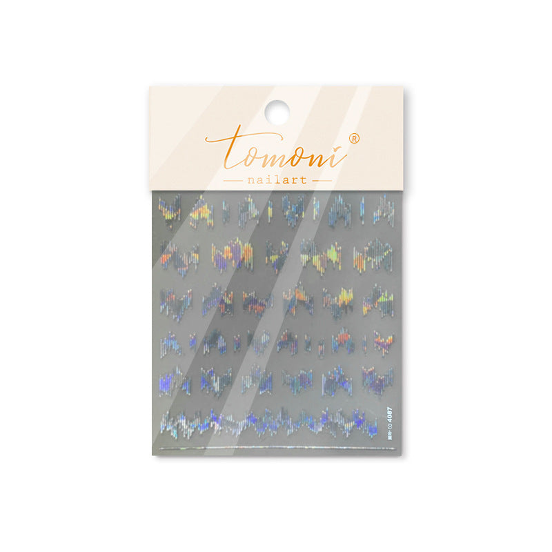 365nails: "Gradient Heartbeat Line" – nail art stickers