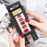 Starry Cat Eye Short Nail Set