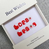 New handmade press-on nails cute cartoon fake nail flakes 3-12 years old