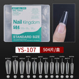 365nails 240PCS Cross-Border Bestseller | No-File Seamless Soft Gel Nail Tips (Half/Full Matte Options)