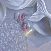 365nails: "holographic mermaid tail ocean" – Nail Art Stickers
