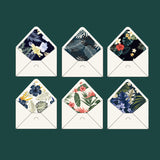 Romantic Blush Pink Envelope With Floral Wax Seal (MOQ=7)