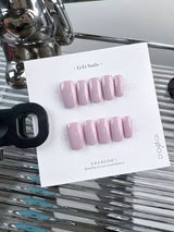 The Essential Solids | Short Medium Square | Handmade Press-on Nails