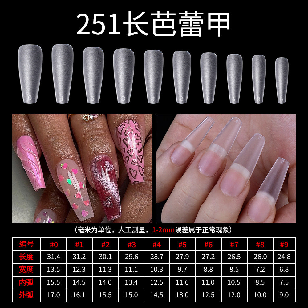365nails 扁平甲救星｜霧面免銼 尖形與棺材形甲片，適合扁平指甲